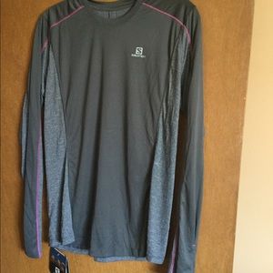 Salmon Long Sleeve Active T-shirt NWT Size Large